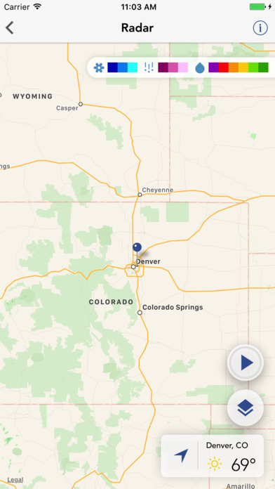 DEN wx Denver Colorado weather forecast & traffic screenshot 3