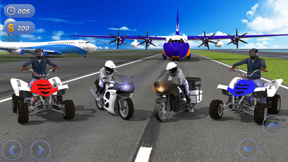 Police Plane Transporter: Moto screenshot 3
