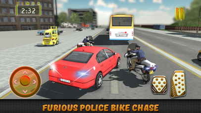 Police Motor Bike Chase - Real Cop City Drive screenshot 4