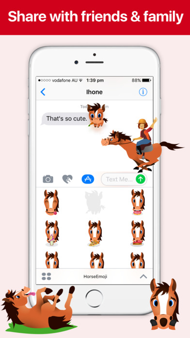 Horse Emoji - Fun Mojis & Stickers screenshot 4