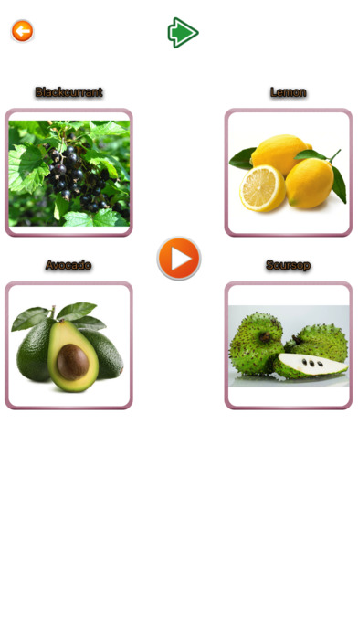 Learn Fruit Name by Quiz Game and Videos screenshot 3