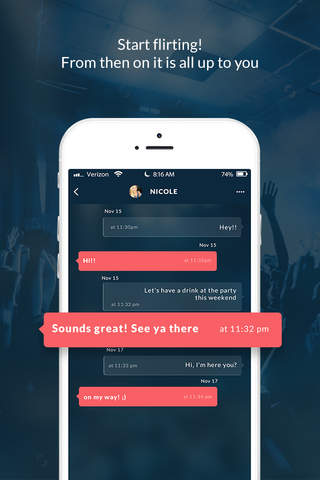 Cingle - Dating in Events screenshot 4