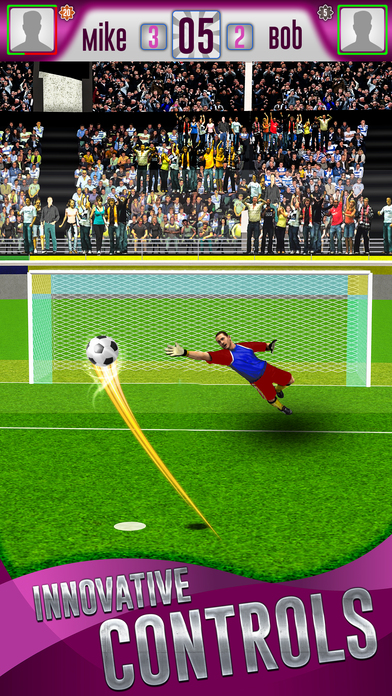 Flick Soccer shoot challenge screenshot 3