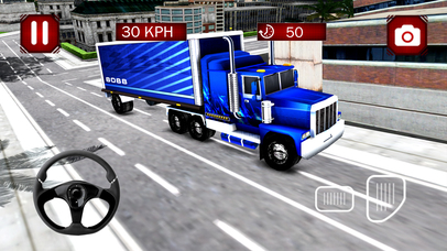 Euro Truck Simulator : Transporter Trailer Truck screenshot 2