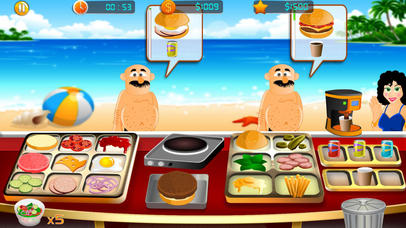 Burger Cooking Restaurant screenshot 2