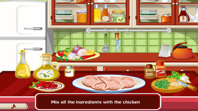 العاب طبخ دجاج مع ماما سارة - العاب طبخ بنات screenshot 2