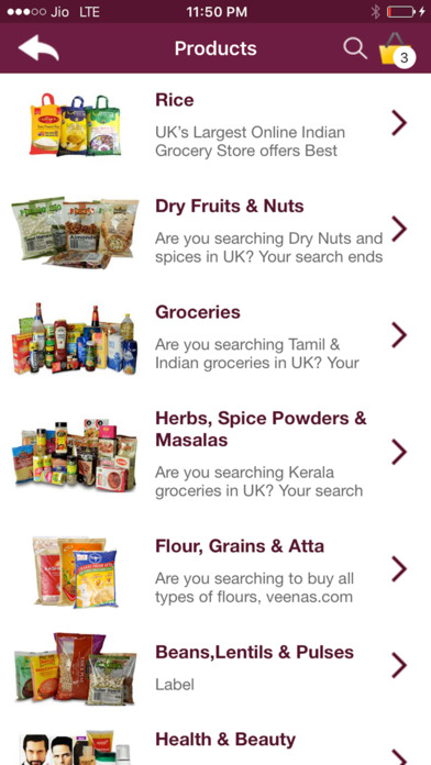 Veenas - Indian Supermarket UK screenshot 3