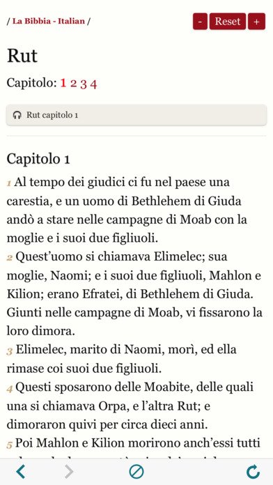 La Sacra Bibbia - Italian Holy Bible Audio Book screenshot 3