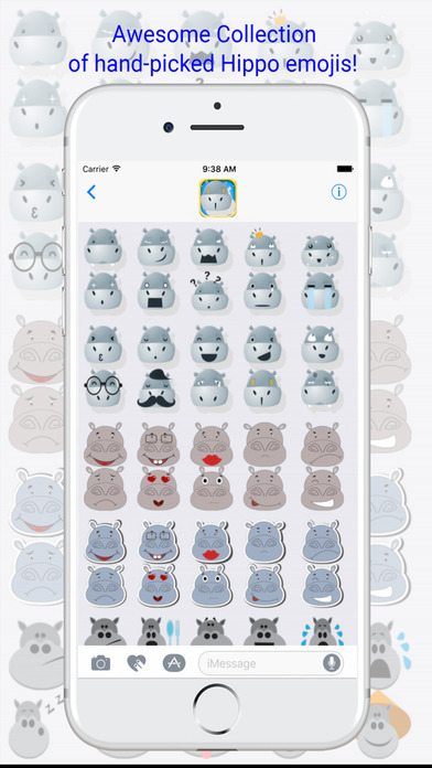 HippoMoji - Hippo Emojis Keyboard screenshot 3
