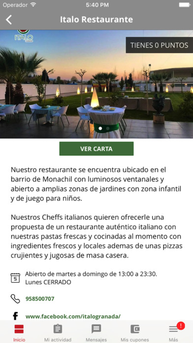 Italo Restaurante screenshot 3