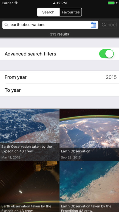 Endeavour - NASA image search screenshot 3