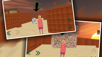 Finding Objects Girl Maze Puzzle 3d screenshot 4