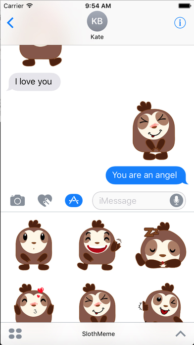 SlothMeme - Animal Emoji Pro for iMessage screenshot 3
