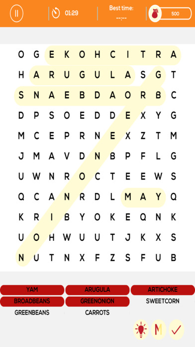 Food and Drinks Word Search Puzzle Games screenshot 3
