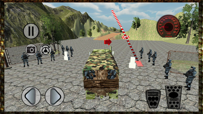 Extreme Army Cargo : Transport Truck Drive - Pro screenshot 2