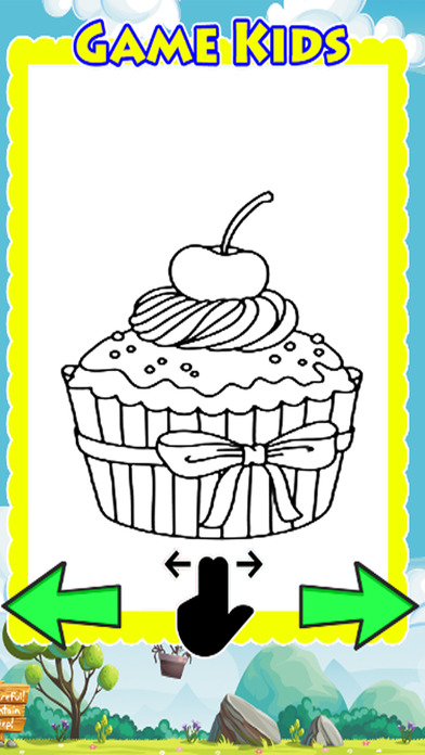 Coloring And Draw Cupcake Games Edition screenshot 2