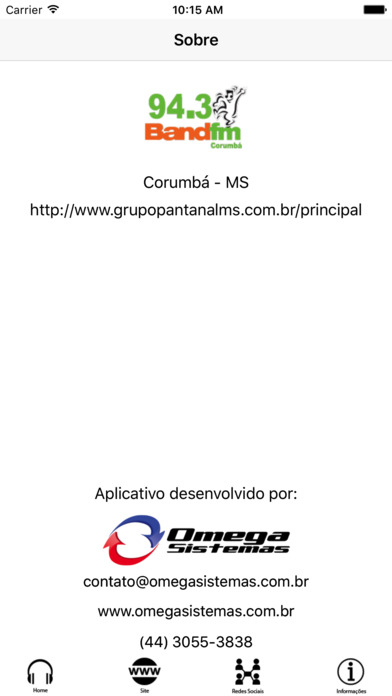 Band FM Corumbá screenshot 4