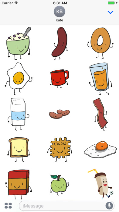 Breakfast Emojis screenshot 2