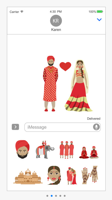 Indian Wedding Stickers screenshot 2