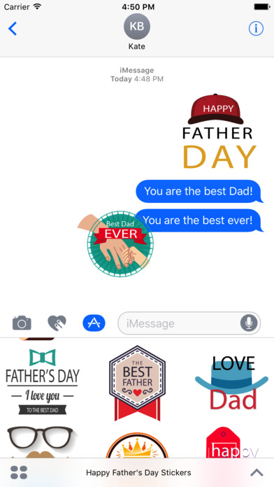 Happy Father's Day Sticker screenshot 2