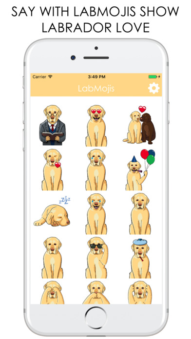 LabMojis - Labrador Retriever Emoji & Stickers screenshot 4