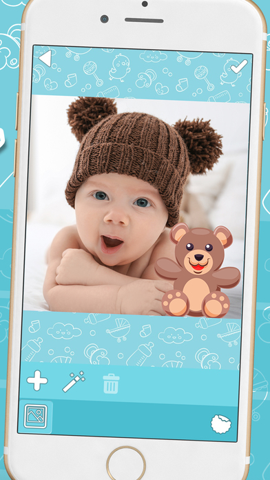 Baby Stickers for Photos – Picture Editor for Kids screenshot 2
