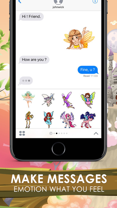 FairyTale Sticker Emoji Themes by ChatStick screenshot 2