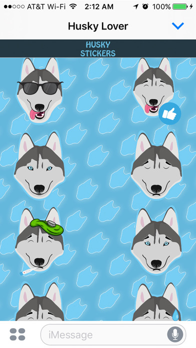 Husky Animated Stickers, Emojis, and Emotes screenshot 2