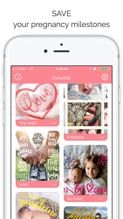 Swaddle - Photo Editor for Baby Pics & Pregnancy screenshot 4