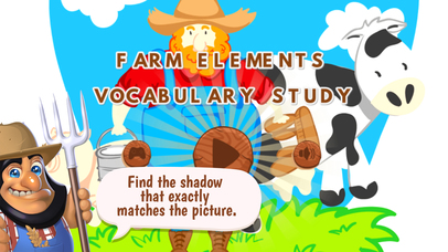 Farm Elements Vocabulary Study Puzzle Game screenshot 3