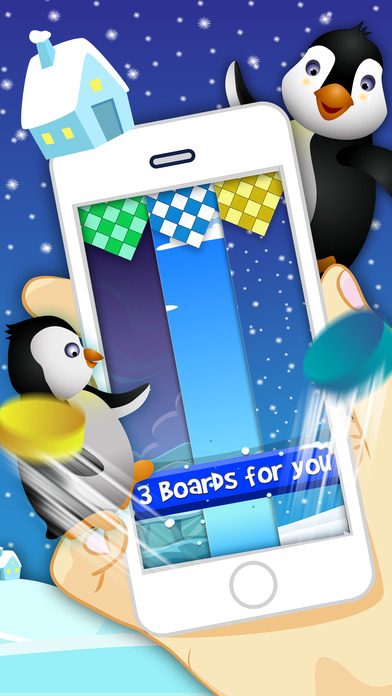 Penguins Checkers Challenge Games screenshot 2