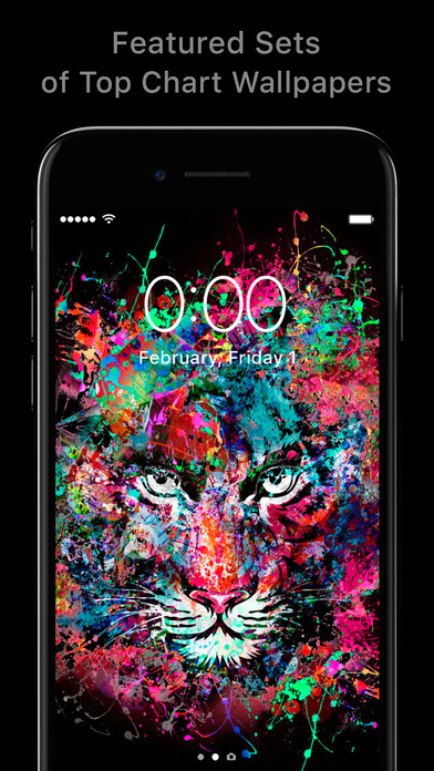Screenshots of Featured of Wallpapers Cool Backgrounds and Themes for iPhone