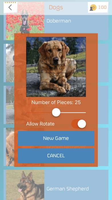Dogpaw Jigsaw Puzzles - Cute Dogs and Puppies Game screenshot 4