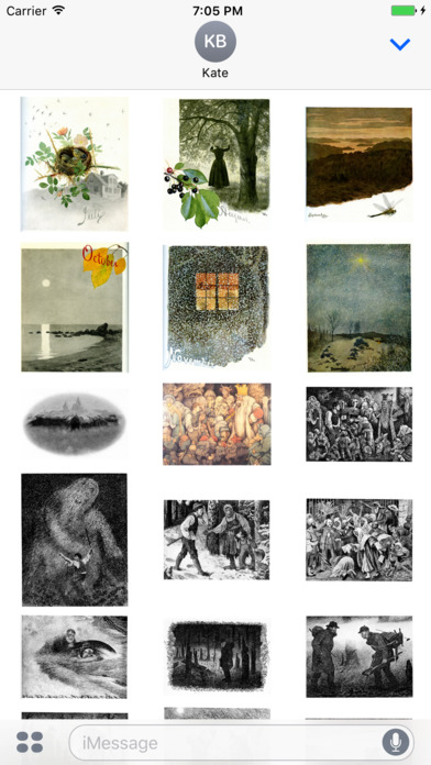 Theodor Severin Kittelsen Artworks Stickers screenshot 3