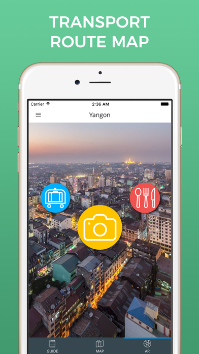 Yangon Travel Guide with Offline Street Map screenshot 4