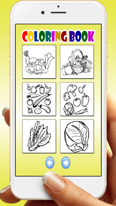 Vegetables Coloring Book Game For Kids screenshot 4