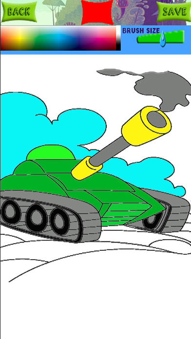 Monster Tank Coloring Pages Drawing Games screenshot 2