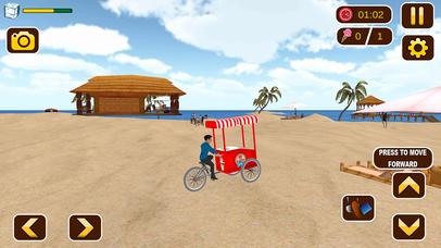 Ice Cream Beach Delivery Simulator screenshot 2