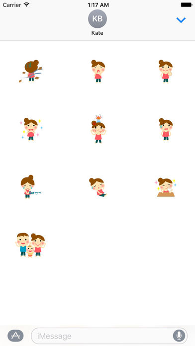Mother And Baby Emoji Stickers screenshot 3
