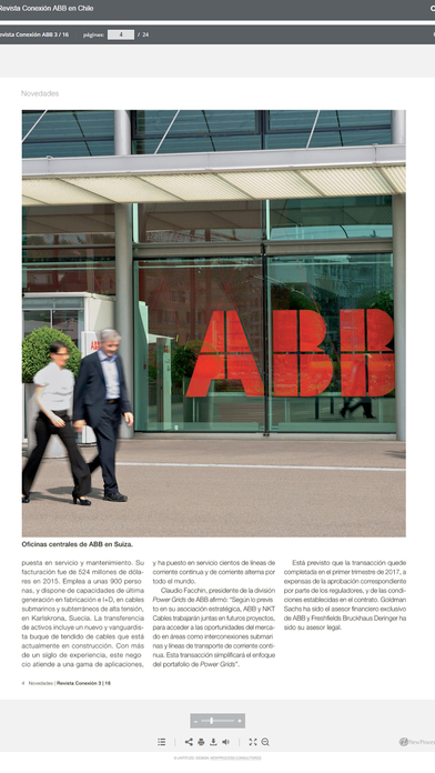 Revista Conexión ABB en Chile screenshot 4