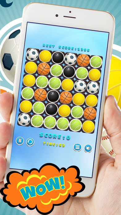 Sport balls Match 3 Game For Kids screenshot 2