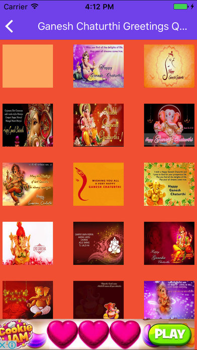 Ganesh Chaturthi Greetings Quotes and Messages screenshot 3