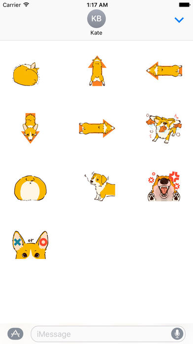 Adorable Corgi Dog Stickers screenshot 3