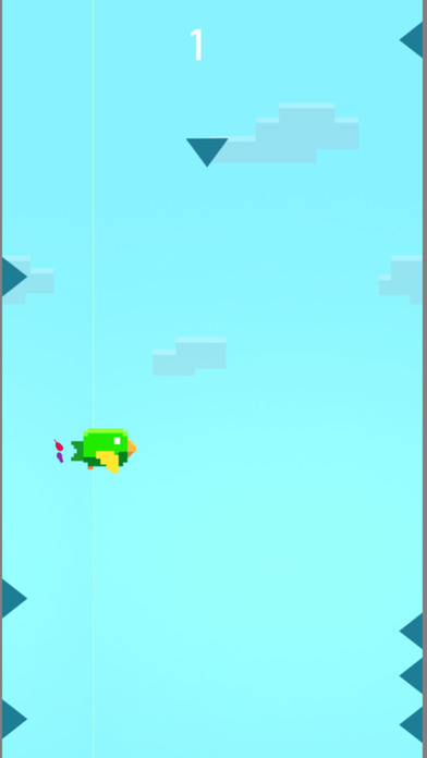 Mini Green Bird Adventuresz screenshot 2
