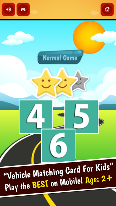 Cute Vehicle Matching Cards Puzzle Games screenshot 2