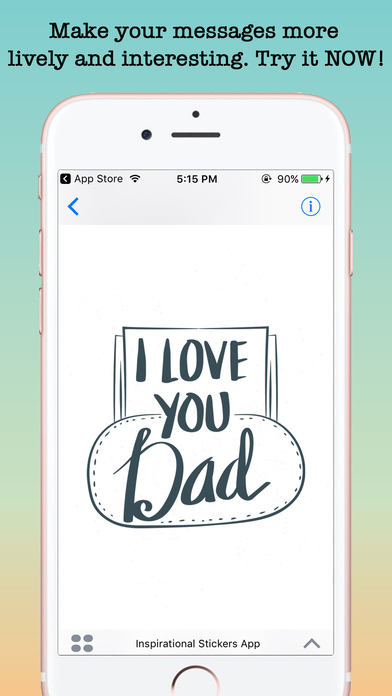 Father's Day Stickers Pack For iMessage screenshot 4
