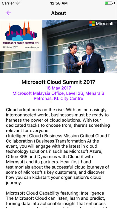 Microsoft Cloud Summit 2017 screenshot 3