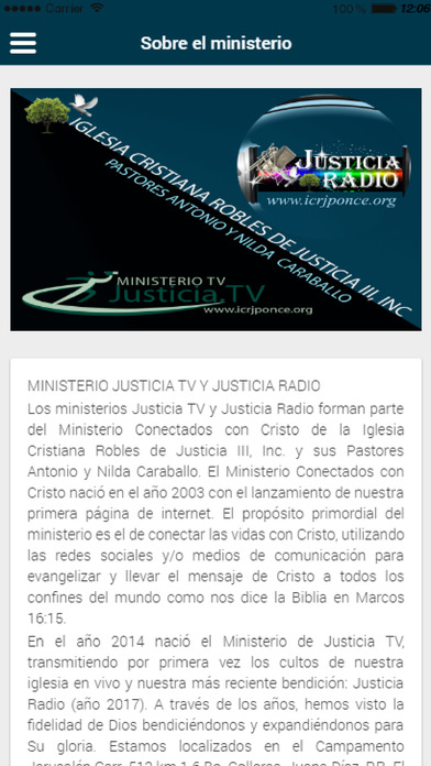 Ministerio Justicia TV & Radio screenshot 3