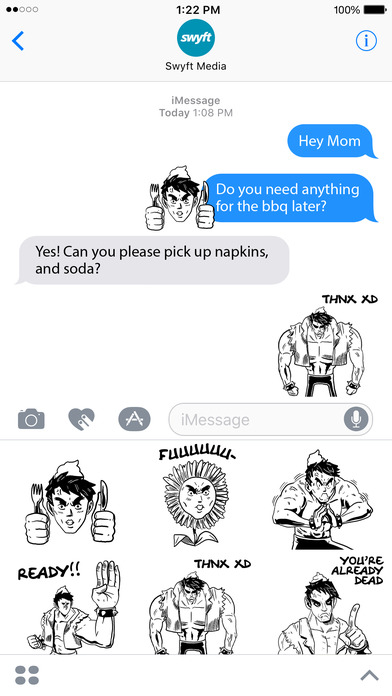The Road Fighter Stickers and Emoji screenshot 2