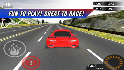 Red Car Speed Way screenshot 3